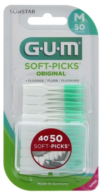 GUM Soft-Picks Original 50 Unités - Taille : Medium