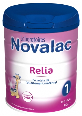 Novalac Relia 1 0-6 Mois 800 g