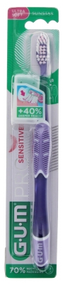 GUM Cepillo de Dientes Pro Sensitive 510 - Color: Blanco