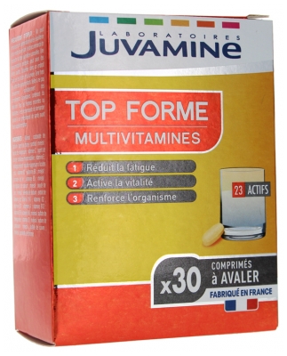 Juvamine Top Forme Multivitamines 30 Comprimés