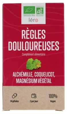 Léro Règles Douloureuses Bio 14 Gélules
