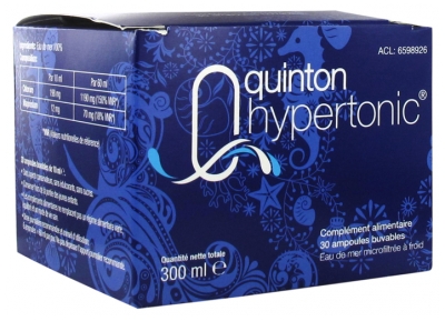 Laboratoires Quinton Hypertonic 30 Ampoules