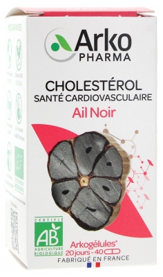 Arkopharma Arkogélules Alho Negro Bio 40 Cápsulas