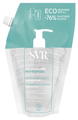 SVR Physiopure Micelarna voda Eco-Dopolnilo 400 ml