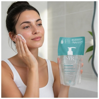 SVR Physiopure Micellar Water Øko-Genopfyldning 400 ml