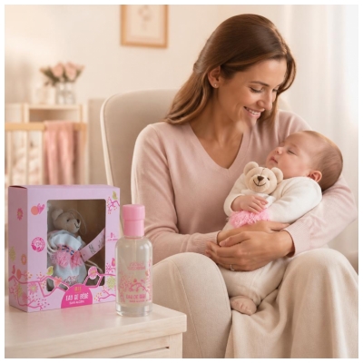 Nature & Senteurs Baby Pige Eau de Toilette Sæt 50 ml + Krammedyr