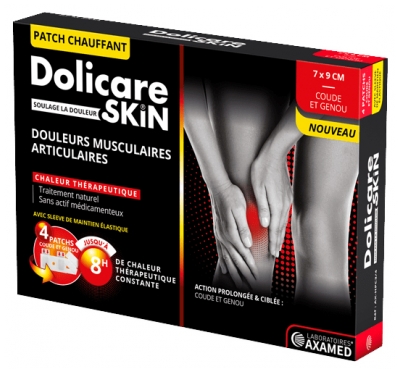 Dolicare Skin Patch Chauffant Coude et Genou 4 Patchs