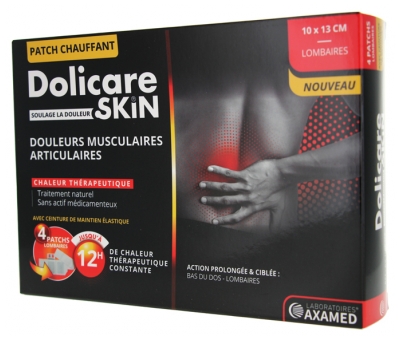 Dolicare Skin Patch Chauffant Lombaires 4 Patchs