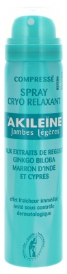 Akileïne Cryo Relaxing Spray Light Legs 75 ml