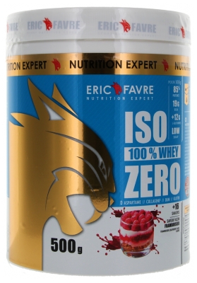Eric Favre Iso 100% Whey Zero 500 g - Sapore: Lampone
