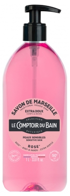 Le Theke du Bad Traditionelle Seife aus Marseille Rose 1 L