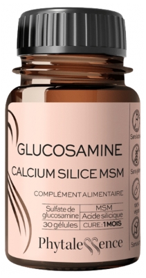 Phytalessence Glucosamine Calcium Silice MSM 30 Gélules
