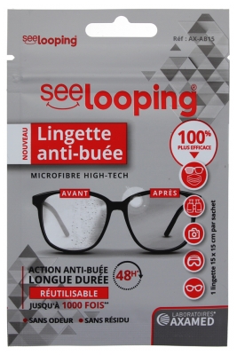 SeeLooping Lingette Anti-Buée 15 x 15 cm