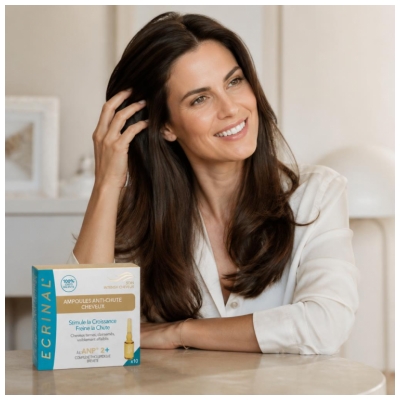 Ecrinal Soin Intensif Cheveux ANP 2+ Ampoules Anti-Chute Cheveux 10 x 5 ml