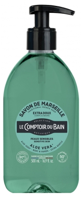 Săpun de Marsilia cu Aloe Vera 500 ml Le Comptoir du Bain
