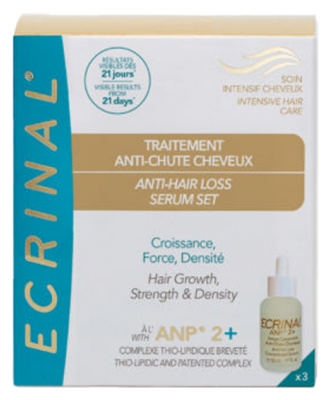 Ecrinal Intensiv-Haarpflege ANP 2+ Anti-Haarausfall-Behandlung 3 x 50 ml