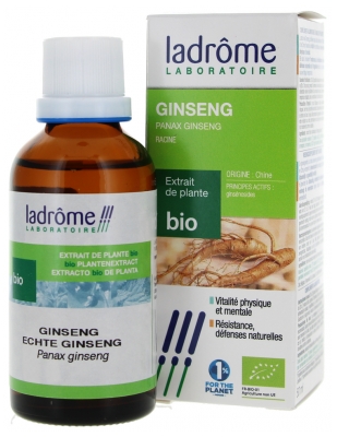 Ladrôme Extracto de Ginseng Orgánico 50 ml