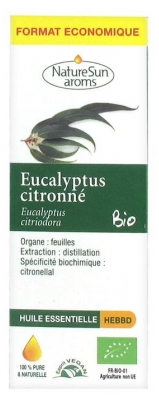 NatureSun Aroms Huile Essentielle Eucalyptus Citronné (Eucalyptus citriodora) Bio 30 ml (à consommer de préférence avant fin 05/2023)