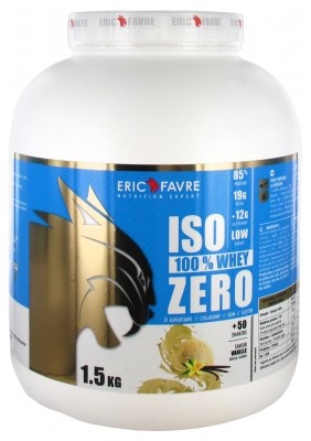 Eric Favre Iso 100% Whey Zero 1.5Kg - Flavour: Vanilla