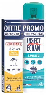 Insect Ecran Après-Piqûres Gel Apaisant 20 g + Familles 100 ml