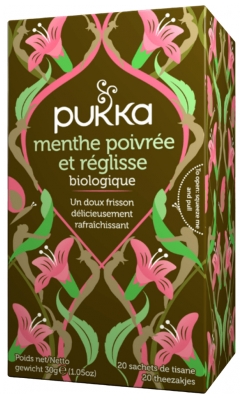 Pukka Pfefferminz & Lakritz Bio 20 Sachets