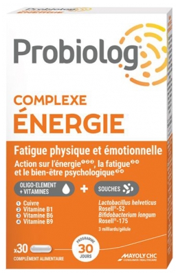 Mayoly Spindler Probiolog Complexe Énergie 30 Gélules