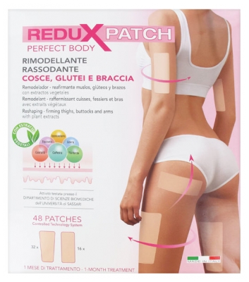 Incarose ReduxPatch Corpo Perfetto Cosce Chiappe Braccia 48 Patch