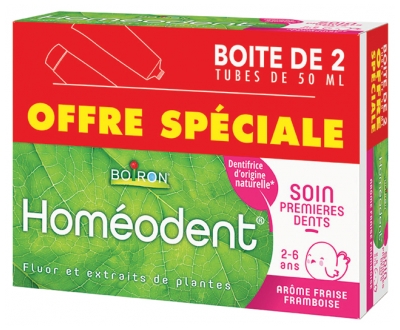 Boiron Homéodent Soin Premières Dents 2-6 ans Lot de 2 x 50 ml