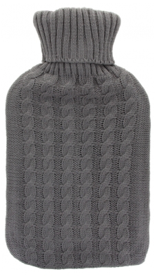 Cassandra Wärmflasche Strick 1,8 L - Farbe: Grau