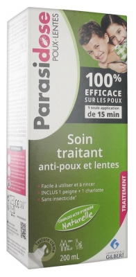 Parasidose Poux-Lentes Soin Traitant 200 ml (à utiliser de préférence avant fin 06/2023)