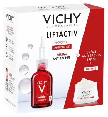 Vichy LiftActiv Specialist B3 Braune Flecken & Falten Serum 30 ml + B3 Anti-Dark Spots Creme SPF50 15 ml Gratis
