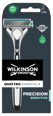 Wilkinson Quattro Essential 4 Rasoir Précision Sensitive