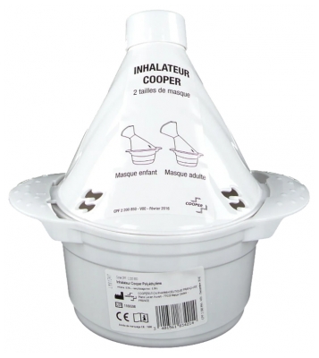 Cooper Inhalateur Polyéthylène - Couleur : Blanc