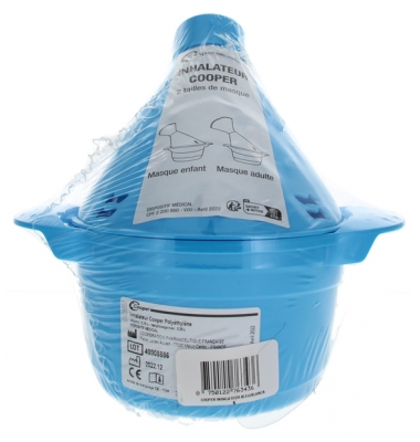 Cooper Polyethylene Inhaler - Colour: Blue