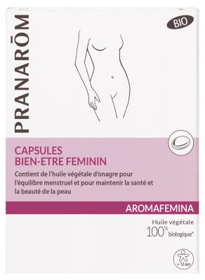 Pranarôm Aromafemina Organic Feminine Well-Being Capsules 30 Capsules