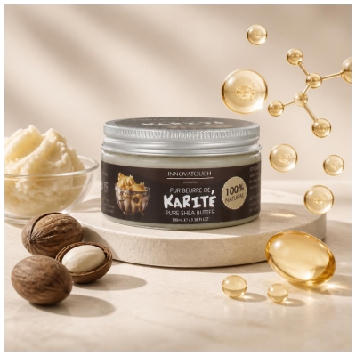 Innovatouch Rent Sheasmør 100% Naturlig 100 ml