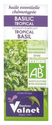 Docteur Valnet Huile Essentielle Basilic Tropical Bio 10 ml