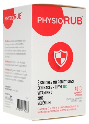 Laboratoire Immubio Physiorub 40 Comprimés