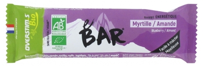 Overstims E-Bar Organic 32g - Flavour: Blueberry - Almond