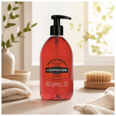 Le Comptoir du Bain Poppy Marseille Soap 500ml