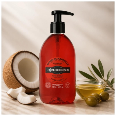 Le Comptoir du Bain Poppy Marseille Soap 500ml