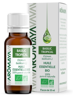 Aromaya Bio Esenciální Olej Tropická Bazalka 10 ml