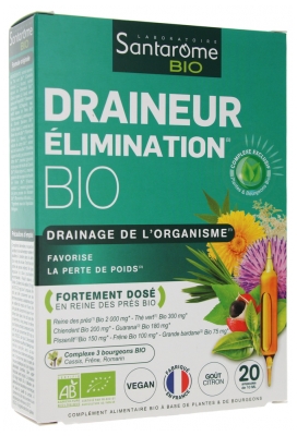 Santarome Drainer Elimination Organic 20 Phials