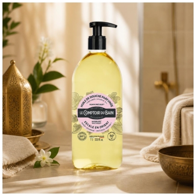 Le Comptoir du Bain Parfumirano olje za prhanje Escale en Orient 1 L