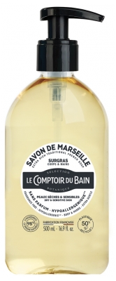 Le Comptoir du Bain Savon Surgras de Marseille Hypoallergénique 500 ml