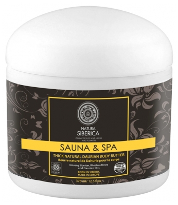 Natura Siberica Sauna & Spa Beurre Naturel Onctueux de Dahurie pour le Corps 370 ml