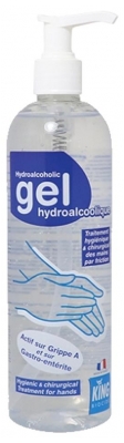 King Gel Hydroalcoolique Antibactérien 400 ml (à utiliser de préférence avant fin 06/2023)