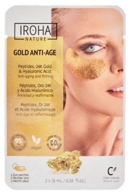 Iroha Nature Gold Anti-Âge 2 Patchs Yeux