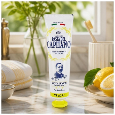 Pasta del Capitano Tandkräm med Siciliansk Citron 75 ml