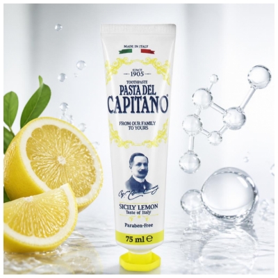 Pasta del Capitano Tandkräm med Siciliansk Citron 75 ml